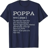 Poppa Definicija Djed Očev dan Day - Muška majica