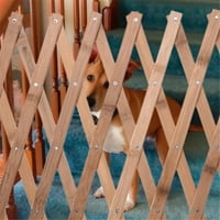 ANKISHI PET GATE PET FENCE Drvena ograda uvlačiva pse Klizna vrata