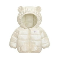 Toddler Boys Girls Winter WindFroof Carton Panda Prints Bear uši kaputa za kaput Dječji kaput Dječji