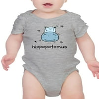 Kiddie Hippopotamus Crtanje bodi dječje novorođenčad -Image by Shutterstock, mjeseci