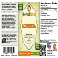 Moringa suhi list apsolutno prirodno stručno izvađen pouzdanim herbalterrom markom certificiranim organskim