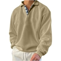 Muški pulover vrhove modne čvrste boje punog rukava reserovi sportski casual jogger tal majica dukseri