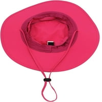 Singreal Muški šešir za sunčanje upf 50+ široki ručni kašit šeširi za ribolov na vjetrovima
