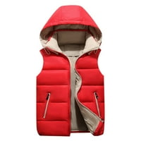 Ženska zimska modna kaput od labave jakna zima topla jakna crvena xxxxl