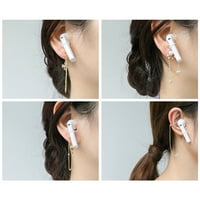 ZTTD modna srebrna igla bežična Bluetooth slušalica Anti lančani gubitak ženske svježe naušnice dizajnerski