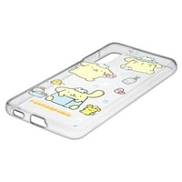 Galaxy S Plus Case Sanrio Cute Clear Soft Jelly Cover - Bath Pompompurin
