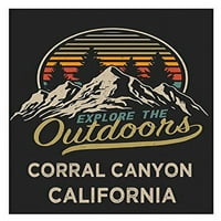 Corral Canyon California suvenir 2x frižider magnet Istražite na otvorenom
