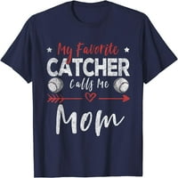 Moj omiljeni hvatač me zove mama majica za bejzbol mami
