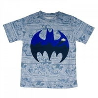 The Batman Cityscape detektivska stripa Mladi majica veličine 4
