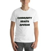 3xl Zdravstveni savjetnik za zdravlje zajednice Zabavni stil kratkog rukava pamučna majica s nedefiniranim
