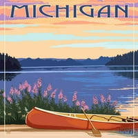 Michigan, kanu i jezero