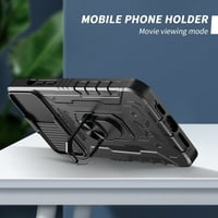 iPhone Pro MA futrola sa poklopcem i kickstandom, techcircle robusne vojne zaštitne zaštitne zaštitne