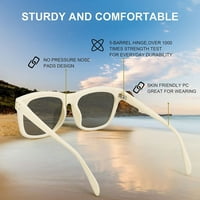 Prevelike sunčane naočale za žene muškarci Trg Trgy UV sa subulatnim zakovicama B2799