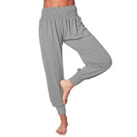 Ženske ljetne hlače Ležerne prilike Yoga Joggers Loose Workwout Duks hlače udobne hlače sa džepovima