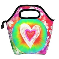 Love Hippy Rainbow Šarena izolirana torba za ručak za muškarce, za višekratnu izolirana torba za hlađenje
