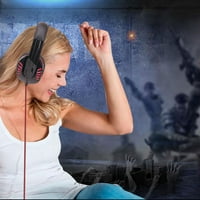 DocOoler SY755MV Svjetlosne igre Slušalice za igre preko uha sa mikrofonom Gamera slušalica za uklanjanje
