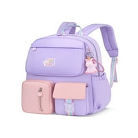 Avamo Girls Daypack Anti-Theft Bookbag Multi džepovi Pešadijski ruksak Multipunfonski unise najlonski