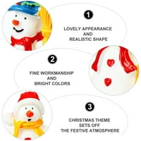 Frcolor minijaturni ukras božićne teme snjegonski ukrasi za snjegović dekor