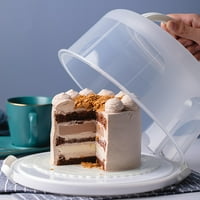 Happy Datum Elements Okrugli nosač torte poslužuje se kao pet polica za posluživanje ladice, prenosivi