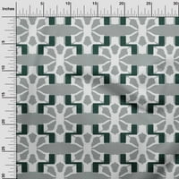 Onuone svilena tabby tkanina geometrijska kasurija štampana tkanina sa širokim dvorištem