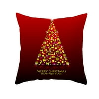 Božićni jastuk pokriva božićnu pamučnu breskvu bacanje jastuk jastuk za jastuk za jastuk navlaka kućica