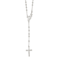 Sterling Silver Lord Isus Krist Crucifi Sveti Cross Religiozni lanac ogrlica Privjesak šarm Fini nakit