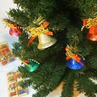 Kiskick blistavi božićni drveni ukrasi - set visećim površinskim površinama DIY ručno rađenih zanata