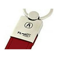 Acura TL tip s tipkom i privjesak za ključeve - Duo Premium crvena koža