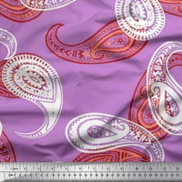 Soimoi Rayon tkanina umjetnička paisley ispisana zanata tkanina od dvorišta široka