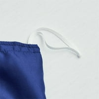 Luksuzni satenski prekrivač pokrivač plava svilenkasta glatka ugodna sjajna satenska posteljina sa jastukom
