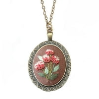 Farfi DIY Cvijeće za žene Ženska ogrlica od lanca Šivenje ručno rađeni nakit Kreativni poklon