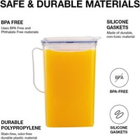 LOCKnLock Aqua Hladnjak VOJNI JUM sa ručkom BPA Besplatna plastična četvrtina bacača čisto jasno