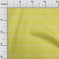 Onuone pamučne kambrične žutoj tkanini Chevron Craft Projekti dekor tkanina štampan dvorište široko