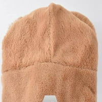 Dabuliu Womens Fleece obložen Beanie Plit Hat Winter Scarf Maska Set Girls Snjegovi kape Eurmuffs Hats