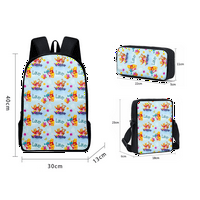 School torba Winnie The Pooh ruksak set DIZAK DRŽAVNI SET Slatki ruksak Schoolbag Satchel olovka za