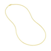 14k žuto zlato bo lančana ogrlica jastog zaključavanja nakita pokloni za žene