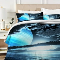 More i planeta Štampani kućni tekstil Modni poklopac prekrivača sa jastukom posteljina, Kalifornijski