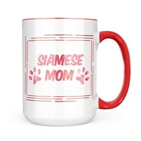 Neonblond Dog & Cat Mom Siamese Poklon za ljubitelje čaja za kavu
