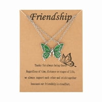 Ogrlica od prijateljstva Priručnik ogrlica Pokloni za djevojke Žene Prijatelji udaljenost Rođendani