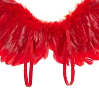 Wybzd Angel Wings za djecu Anđeoski kostim za odrasle perjana krila koriste se za Halloween Badnjak