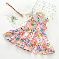 Realhomelove Toddler Baby Girl cvjetni casual haljina ruckeless princeza haljina bez rukava, print sandress