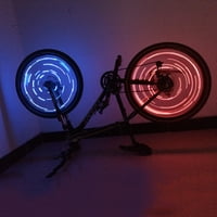 Biciklistička bicikla Biciklistički bicikl Biciklistički kotač na žičanu ventil za gume LED lagana šarena