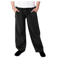 Hanas Ležerne prilike za muške sportske hlače, lagana puna u boji Pješačka putovanja Labavi dugački