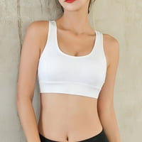 UmitayFashion Ženska zavoja izdubljena sportski prsluk jastučić za trčanje Fitness Yoga Bra
