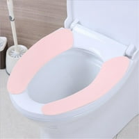 Miyuaadkai tepih kupaonica WC sjedalo za pranje mekanog grijaćih jastučića MAT WC sjedalo mekana ružičasta
