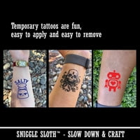 Energetski Jack Russell terijer kućni ljubimac vodootporni privremeni tetovaža postavljena lažna umjetnička
