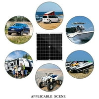 SOLARNI PANEKSKI KIT 20W 12V, solarni ručak za punjač baterije sa kontrolerom, za brod za brod RV motocikl