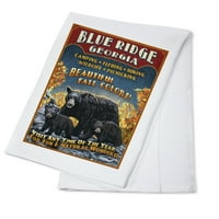 Blue Ridge, Gruzija, crni medvjed porodični vintage znak