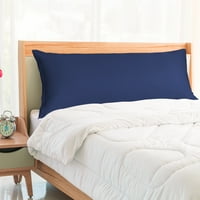 Piccocasa Body jastuk za tijelo pamučni patentni patentni patentni jastuk, mornarsko plavo tijelo