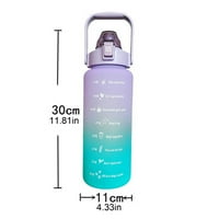 -Kuuka vodene boce sa slamkom BPA besplatna palon za propuštanje paleta s vremenom za piće savršeno